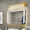 Horizontal straight lighting wall lamp